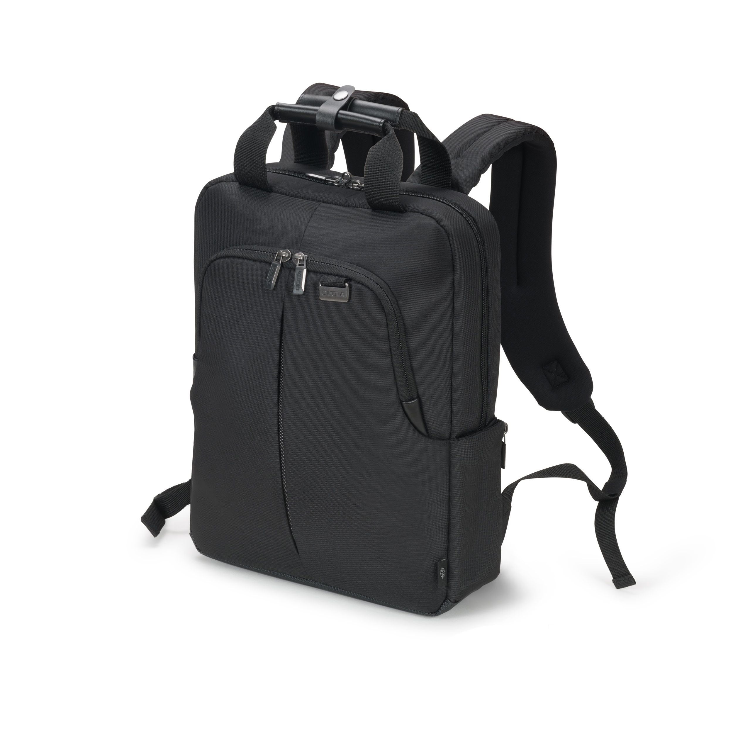 DICOTA Eco Slim PRO Notebook-Rucksack für Microsoft Surface – bis 15", abschliessbar, wasserdicht – Schwarz
