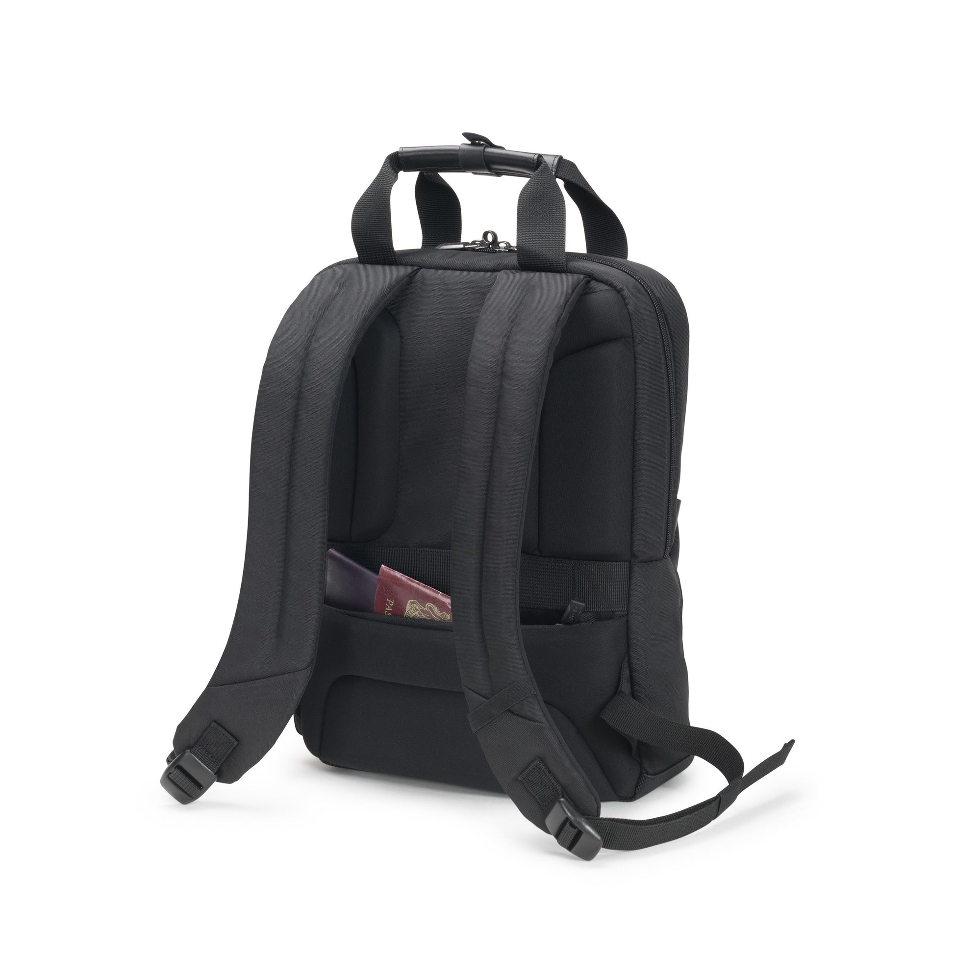 DICOTA Eco Slim PRO Notebook-Rucksack für Notebooks bis 14,1" – Aus recyceltem PET – Schwarz