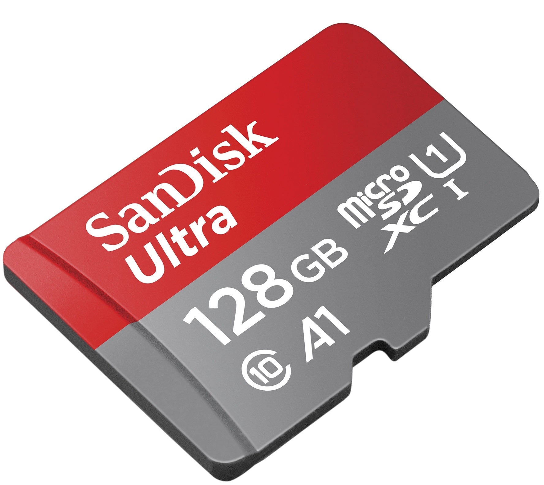 SanDisk Ultra microSDXC 128 GB – UHS-I, Klasse 10, U1, A1, 140 MB/s Lesen, inkl. SD-Adapter