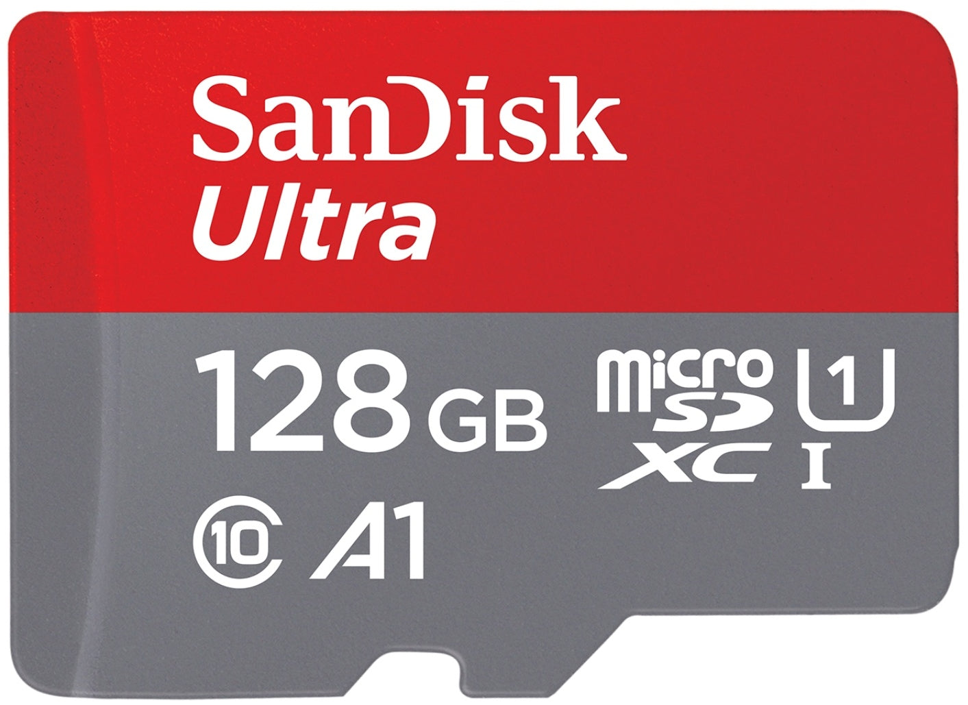 SanDisk Ultra microSDXC 128 GB – UHS-I, Klasse 10, U1, A1, 140 MB/s Lesen, inkl. SD-Adapter