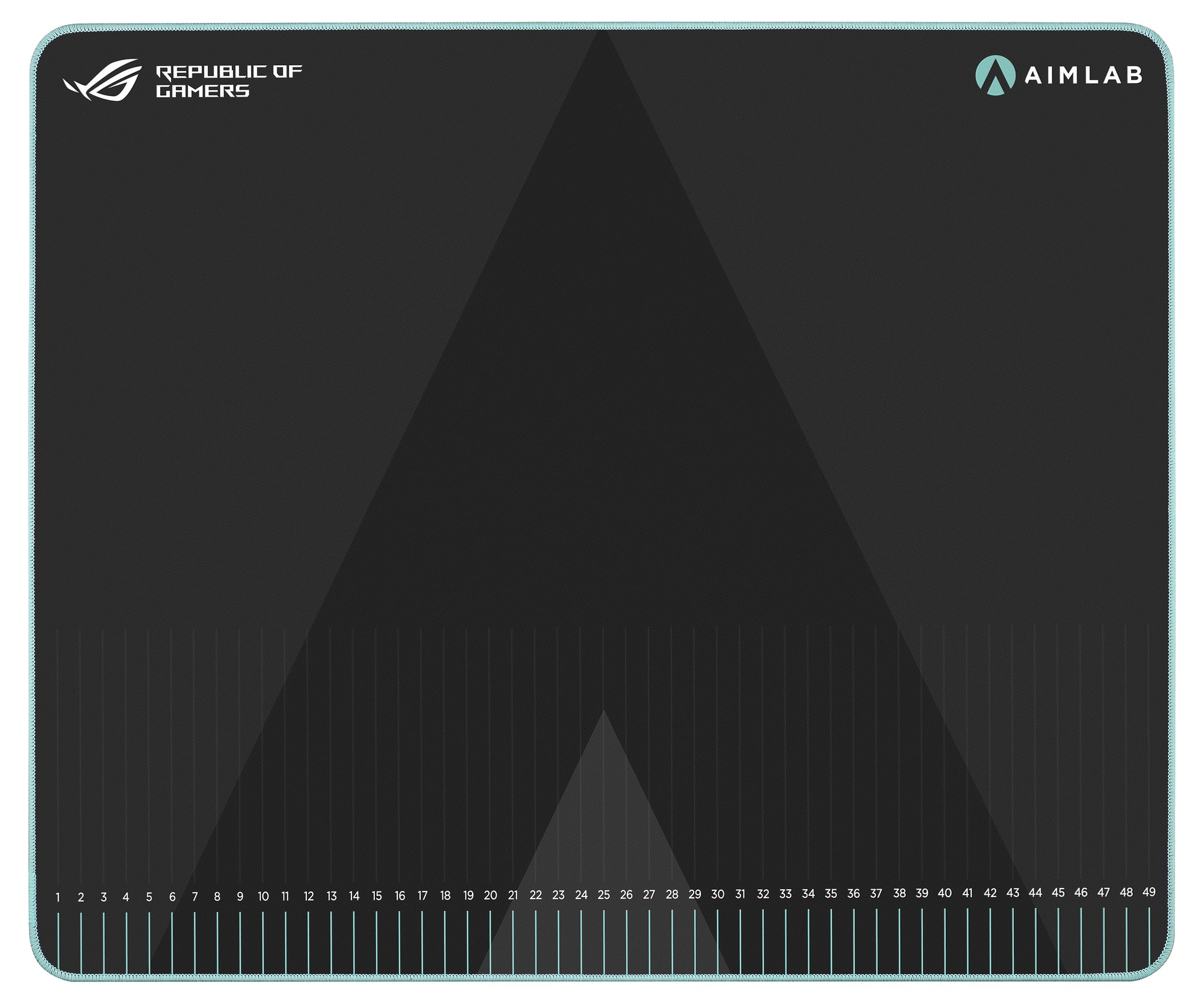 ASUS ROG HONE ACE AIM LAB EDITION Gaming-Mauspad – Schwarz, 420 × 508 × 3 mm