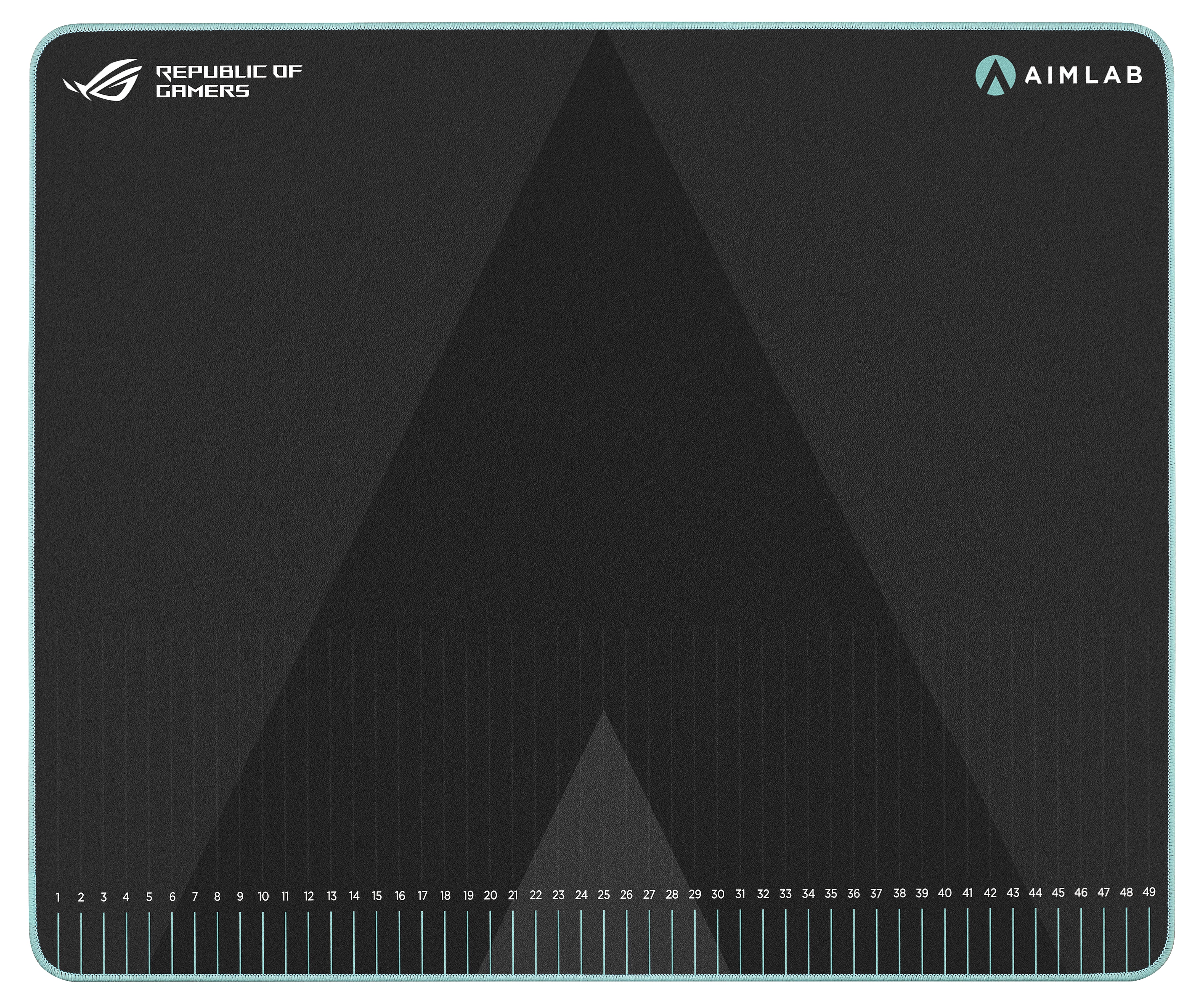 ASUS ROG HONE ACE AIM LAB EDITION Gaming-Mauspad – Schwarz, 420 × 508 × 3 mm