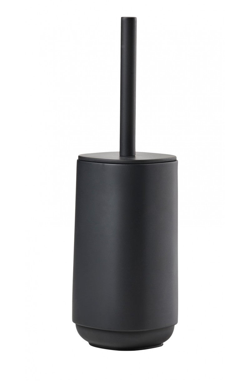 Zone Denmark Time – WC-Bürstenset – Beton, Schwarz, H 36 cm, Ø 10,5 cm