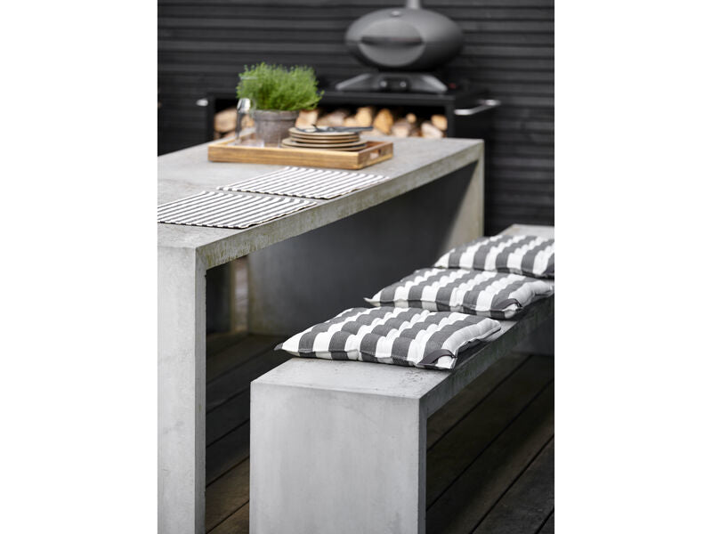 Södahl Tischset – Baumwolle/Jute, Schwarz, 48 × 33 cm – 2er-Set