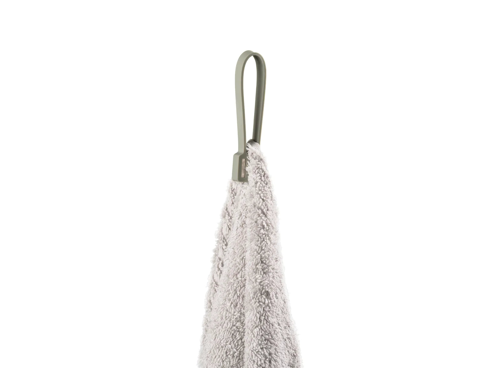Zone Denmark Handtuchhalter Loop – 1,8×1×9 cm, Silikon, Haken, Eukalyptusgrün, 2er-Set