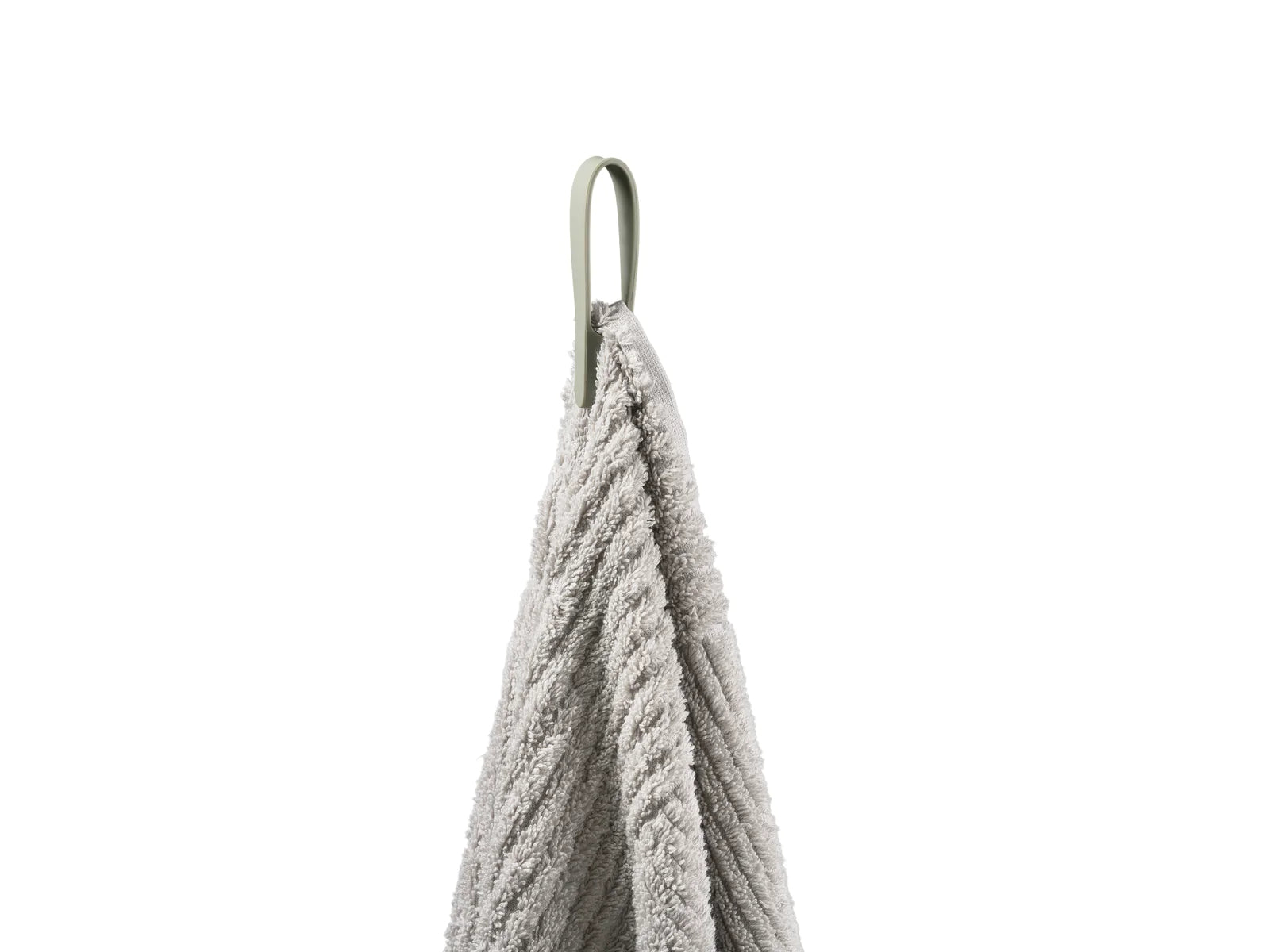 Zone Denmark Handtuchhalter Loop – 1,8×1×9 cm, Silikon, Haken, Eukalyptusgrün, 2er-Set