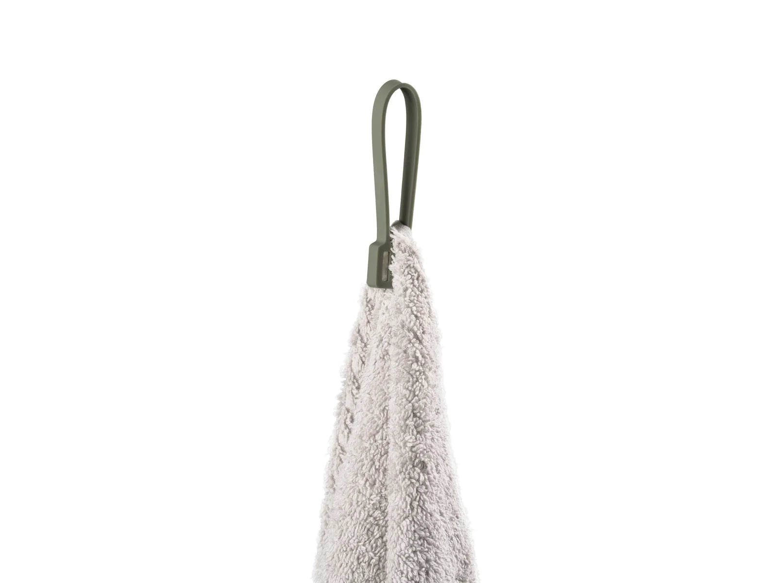 Zone Denmark Handtuchhalter – 7,8×5,5×1,2 cm, Silikon, Haken, Olivgrün, 2er-Set