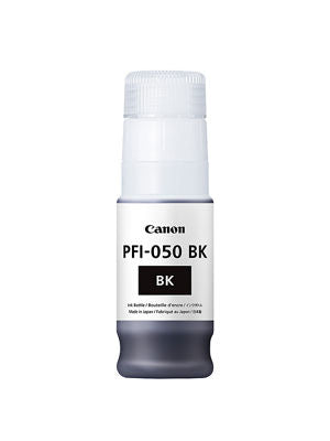 Canon Tintenpatrone PFI-050BK, schwarz, 70 Seiten, original – für imagePROGRAF TC-20