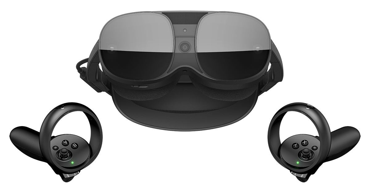 HTC Vive XR Elite – VR-Headset – 128 GB, 3840 × 1920, 90 Hz, 110°, inkl. Controller