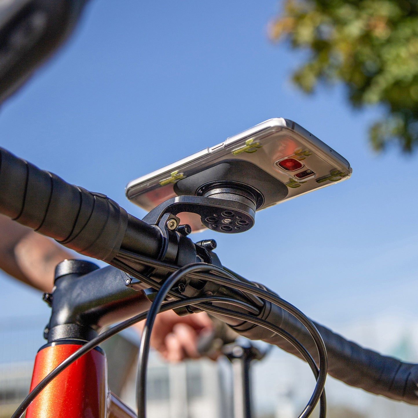 SP Connect Universal Interface SPC+ – Fahrrad-/Motorrad-Halterung – drehbar, Fahrradlenker – Schwarz