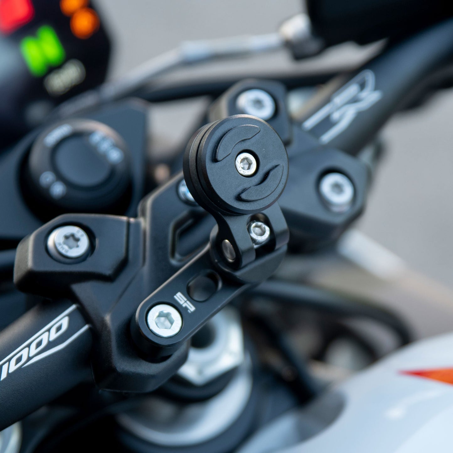 SP Connect Head SPC+ – Fahrrad-/Motorrad-Halterung – Lenker, drehbar, für Handyhüllen – Schwarz