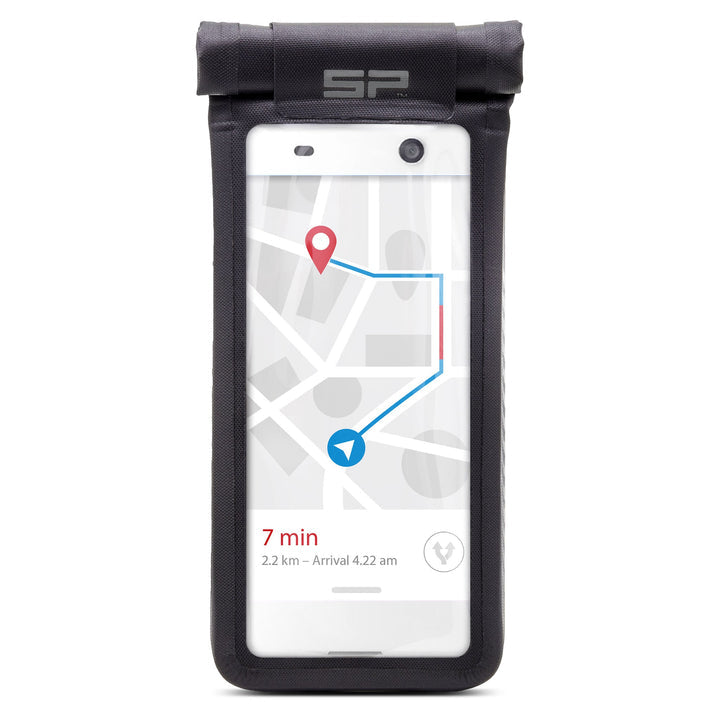 SP Connect Pouch/Umhängetasche – für Smartphones bis 165 × 80 mm, EVA, Schwarz, mit Fahrradhalterung