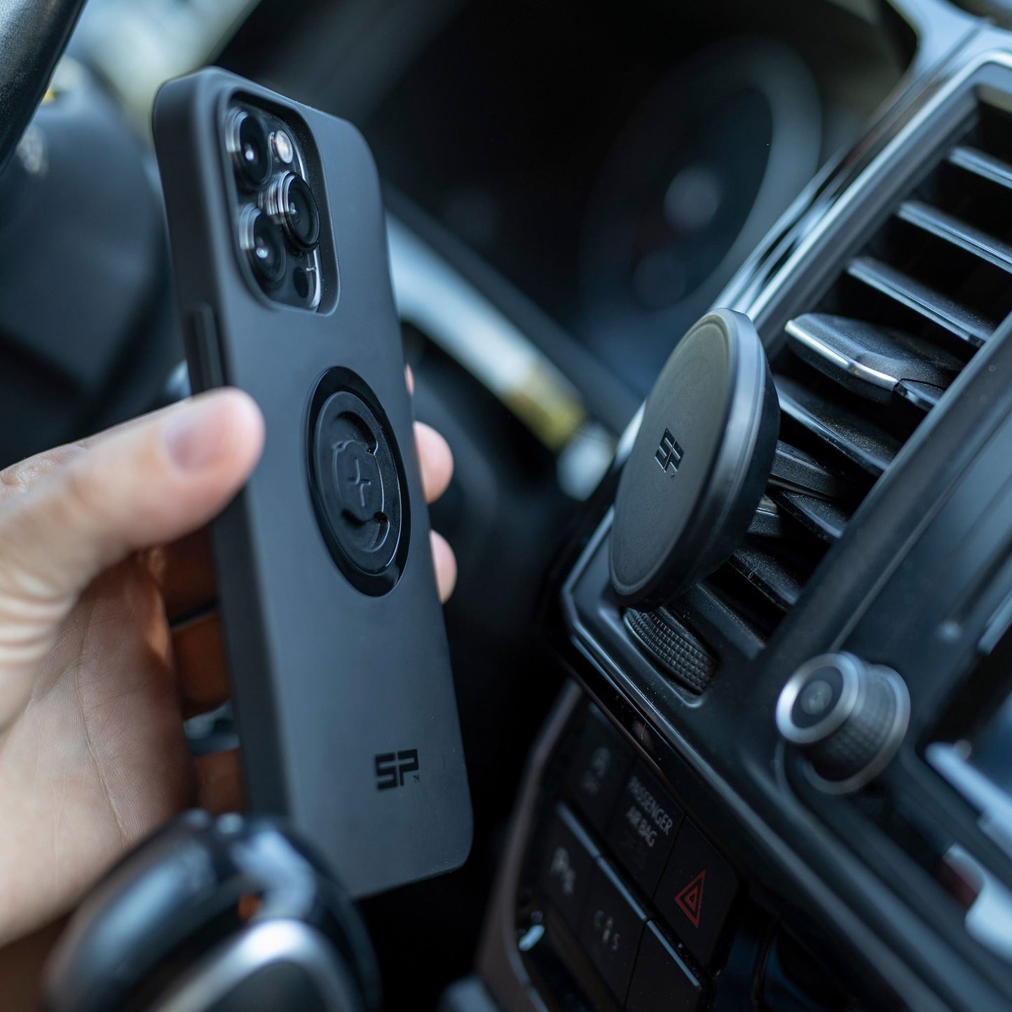 SP Connect Vent Mount SPC+ – Auto-Halterung (passiv) – Lüftungsschlitz – für Smartphones (Universal) – Schwarz