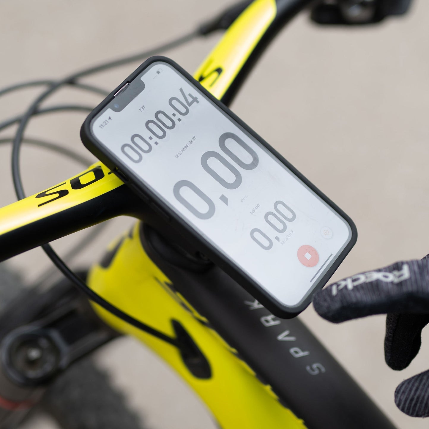 SP Connect Micro Stem Mount SPC+ – Fahrrad-/Motorrad-Halterung – drehbar, Schraubbefestigung – Schwarz