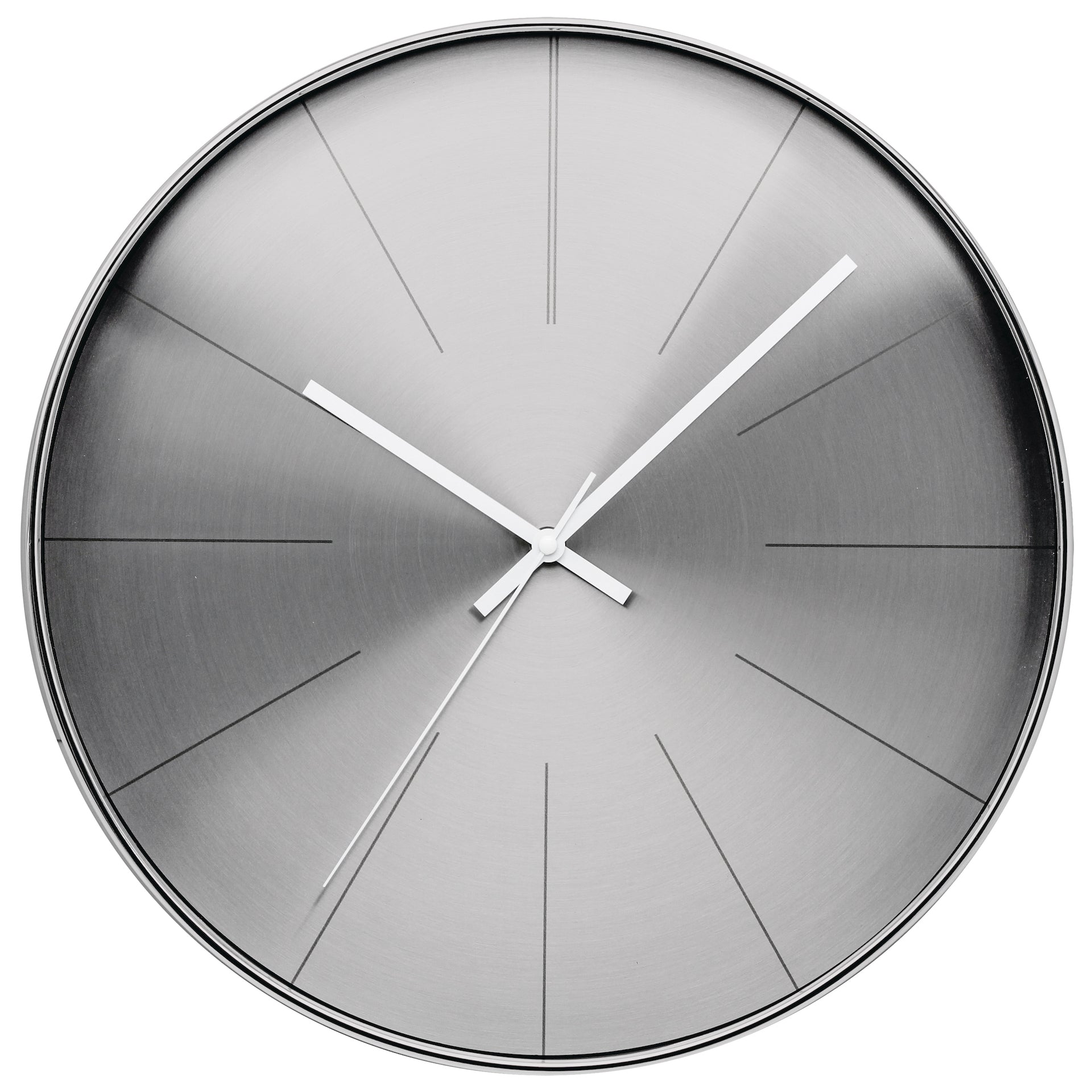 Technoline WT2410 Wanduhr – Analog, Ø 39 cm, Grau