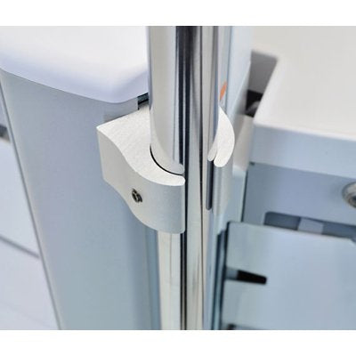 Ergotron SV IV – Klemm-Set für Stangenmontage, Tragkraft 11,3 kg, Aluminium