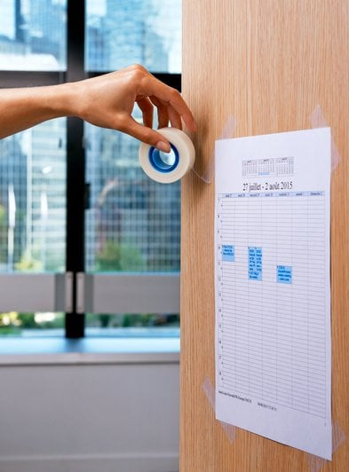 Scotch Büro-Klebeband wiederablösbar – repositionierbar, klar, Zelluloseacetat, 19 mm × 33 m, Kern Ø 25 mm