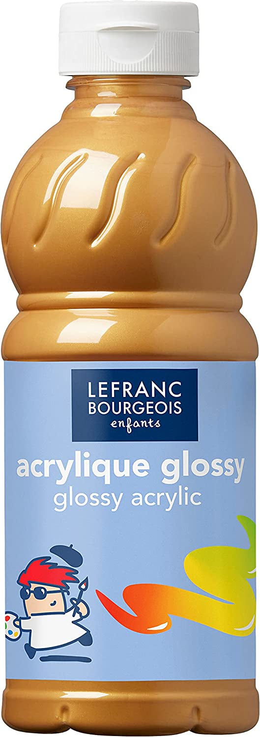 Lefranc & Bourgeois Acrylfarbe – Gold, glänzend – 500 ml – für Papier