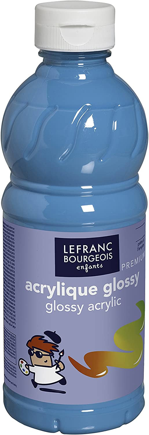 Lefranc & Bourgeois Acrylfarbe – Türkis, glänzend – 500 ml – für Metall