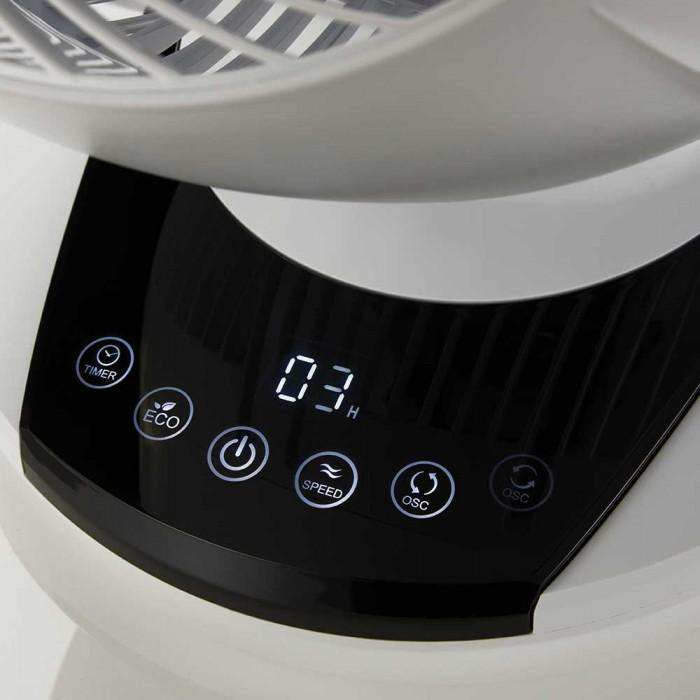 Meaco Tischventilator MeacoFan 1056 – 30 cm, 12 Stufen, oszillierend, Timer, 24 W, 60 dB(A), Weiss