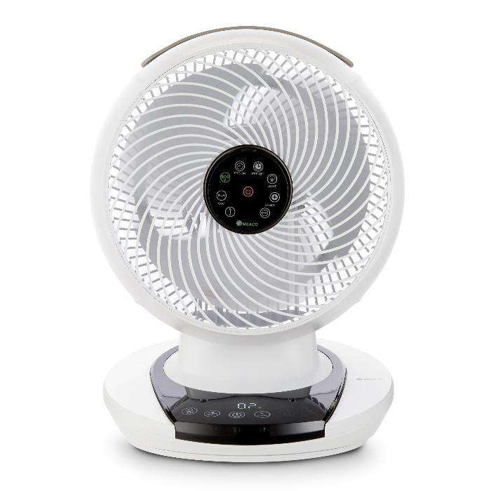 Meaco Tischventilator MeacoFan 1056 – 30 cm, 12 Stufen, oszillierend, Timer, 24 W, 60 dB(A), Weiss