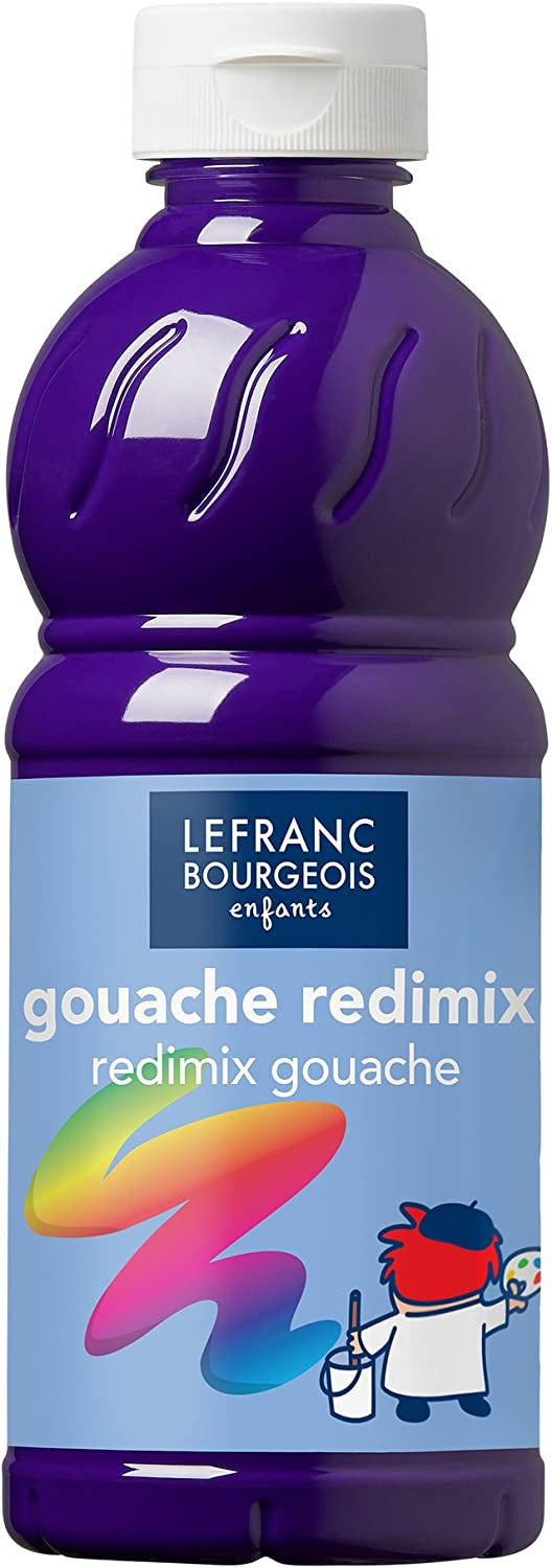 Lefranc & Bourgeois Gouache – Violett, halb-opak, auswaschbar – 500 ml – für Papier
