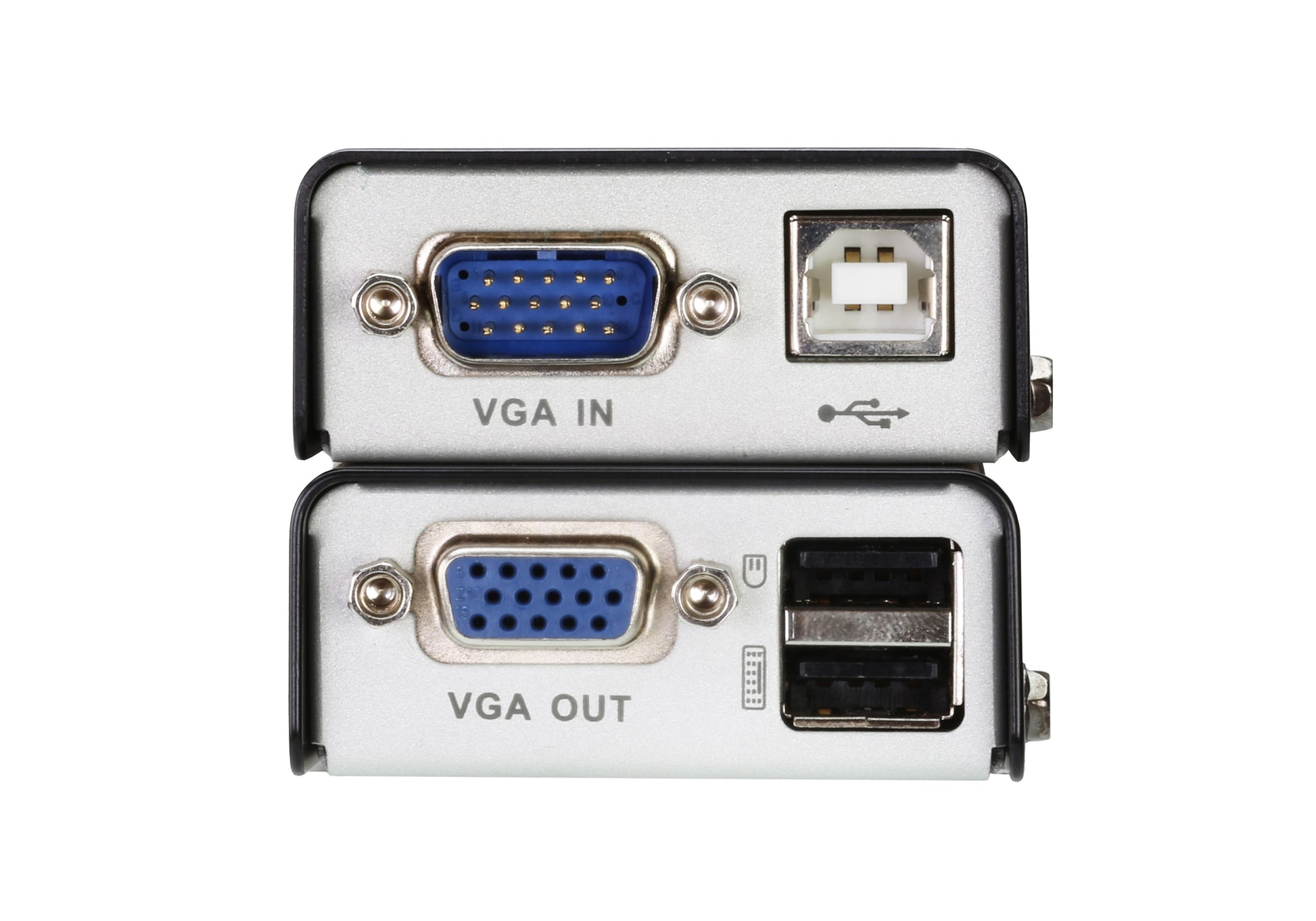 ATEN CE100L – KVM-Extender – VGA – 1920 × 1200 (WUXGA), 100 m, Sender & Empfänger, Schwarz