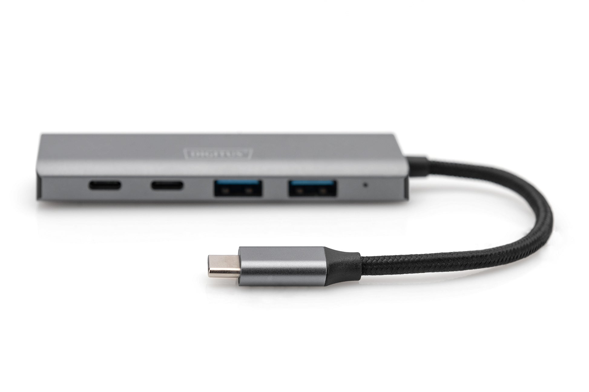 Digitus USB-Hub – USB-C, 2× USB-A, 2× USB-C, für Windows/ChromeOS