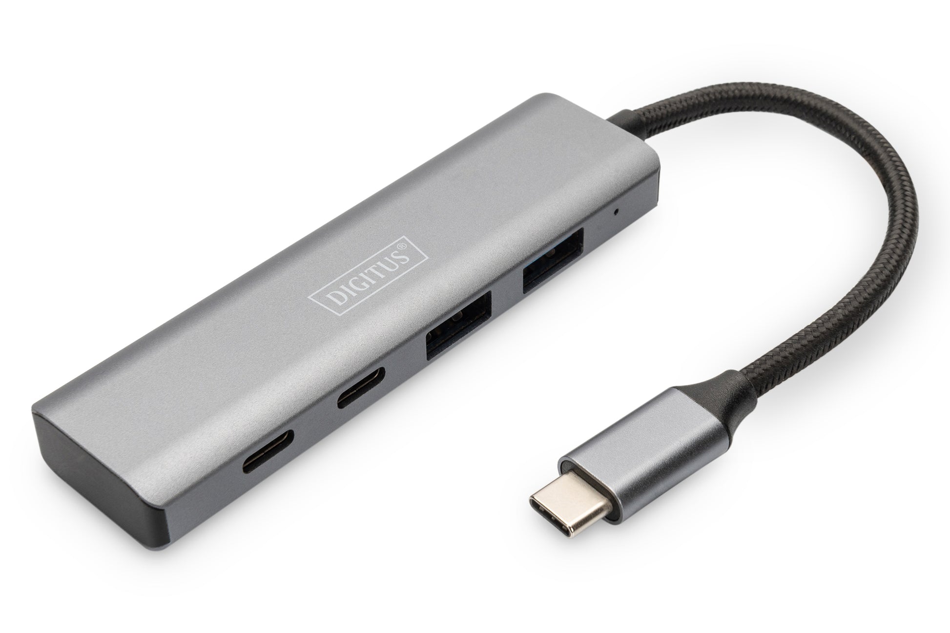 Digitus USB-Hub – USB-C, 2× USB-A, 2× USB-C, für Windows/ChromeOS