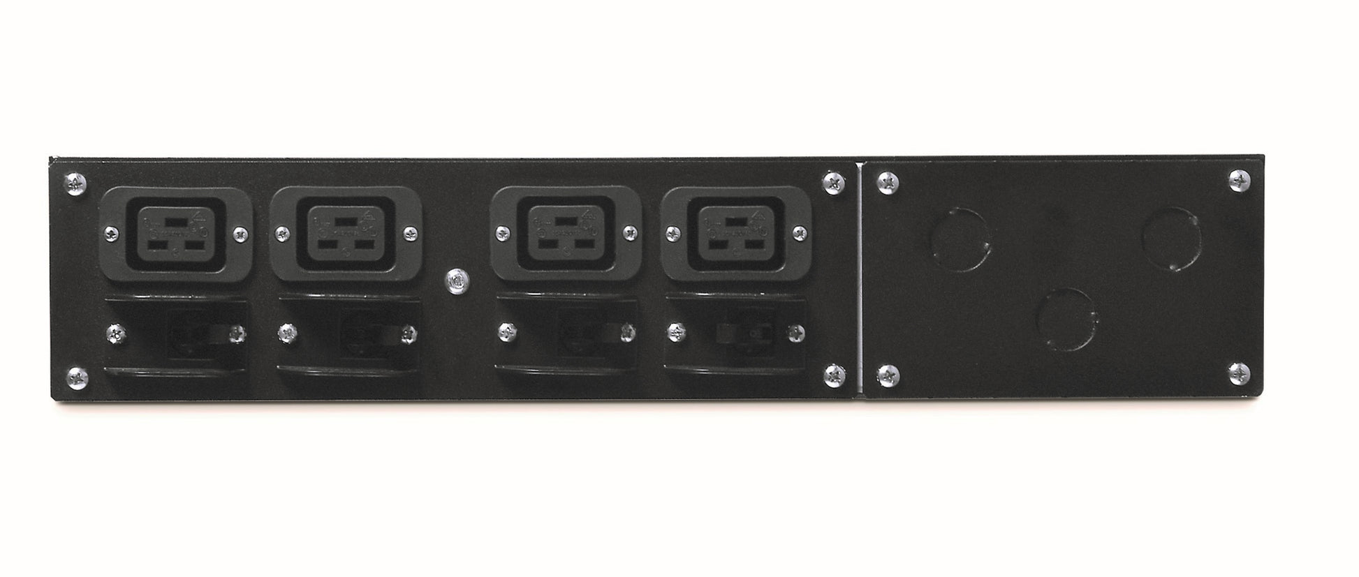 APC Service-Bypass-Panel – Rack-PDU, 4× IEC C19, 32 A, festverdrahteter Eingang, für Symmetra 2–6 kVA