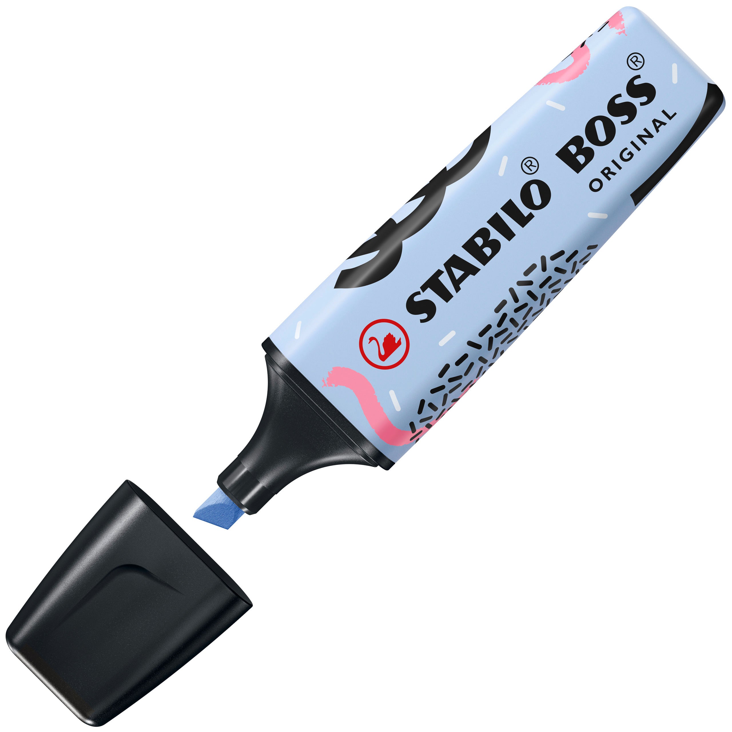 STABILO BOSS Original Textmarker – Blau, Keilspitze 2–5 mm