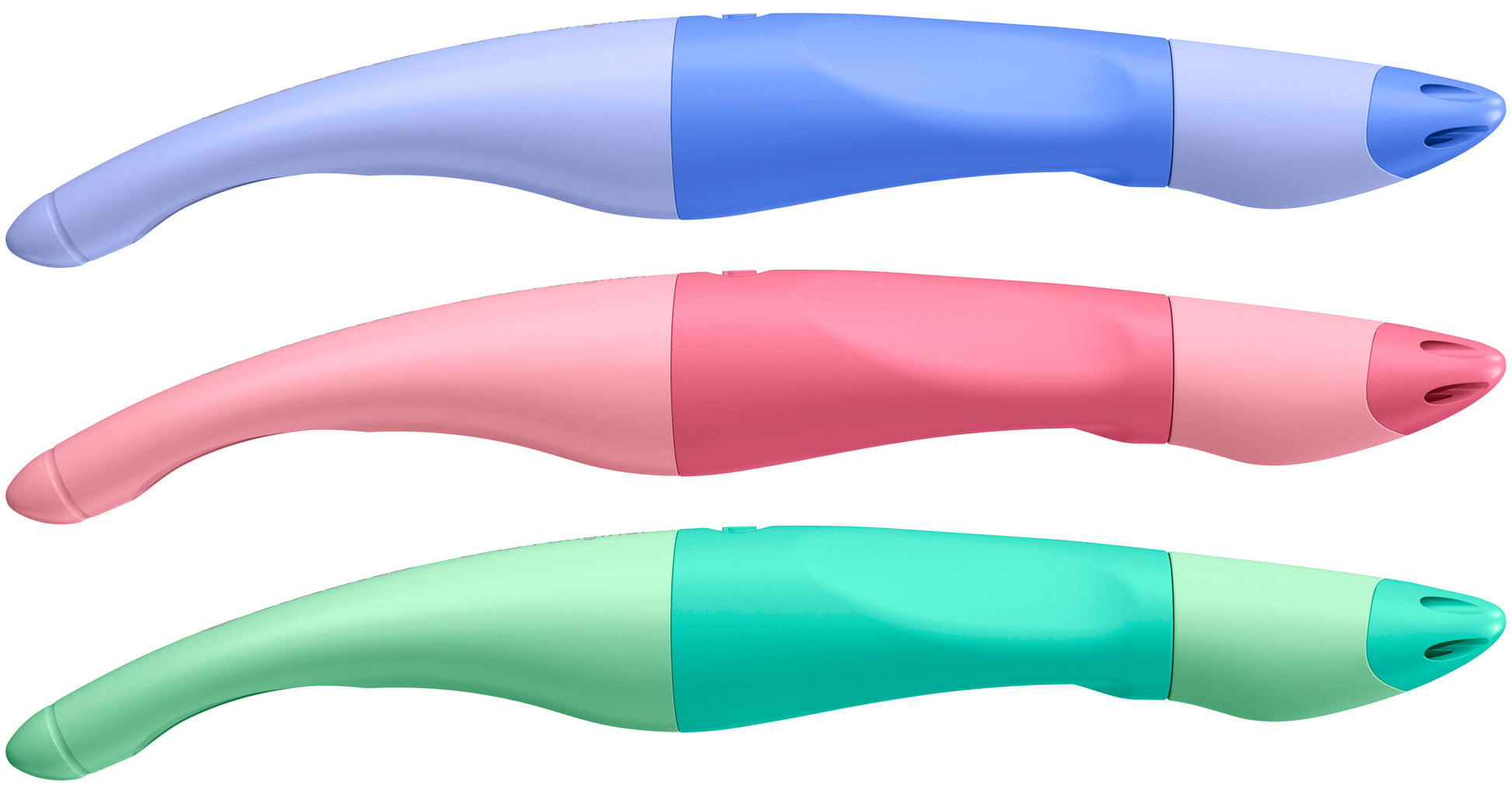 STABILO EASYoriginal Start Pastell – Tintenroller, mit Kappe, 0,5 mm, Blau, für Linkshänder