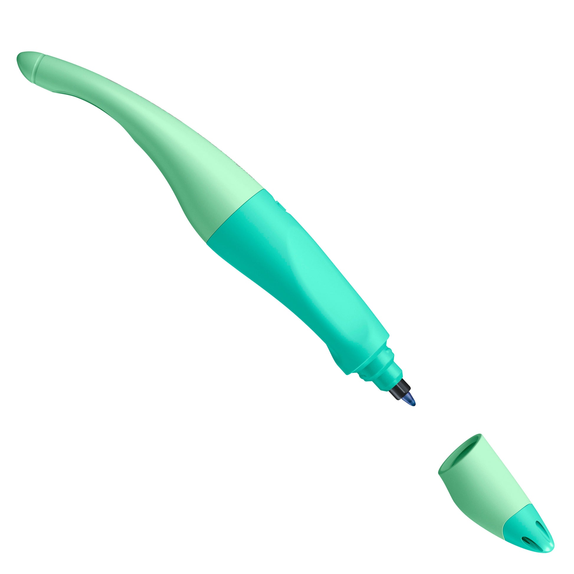 STABILO EASYoriginal Start Pastell – Tintenroller, mit Kappe, 0,5 mm, Blau, für Linkshänder