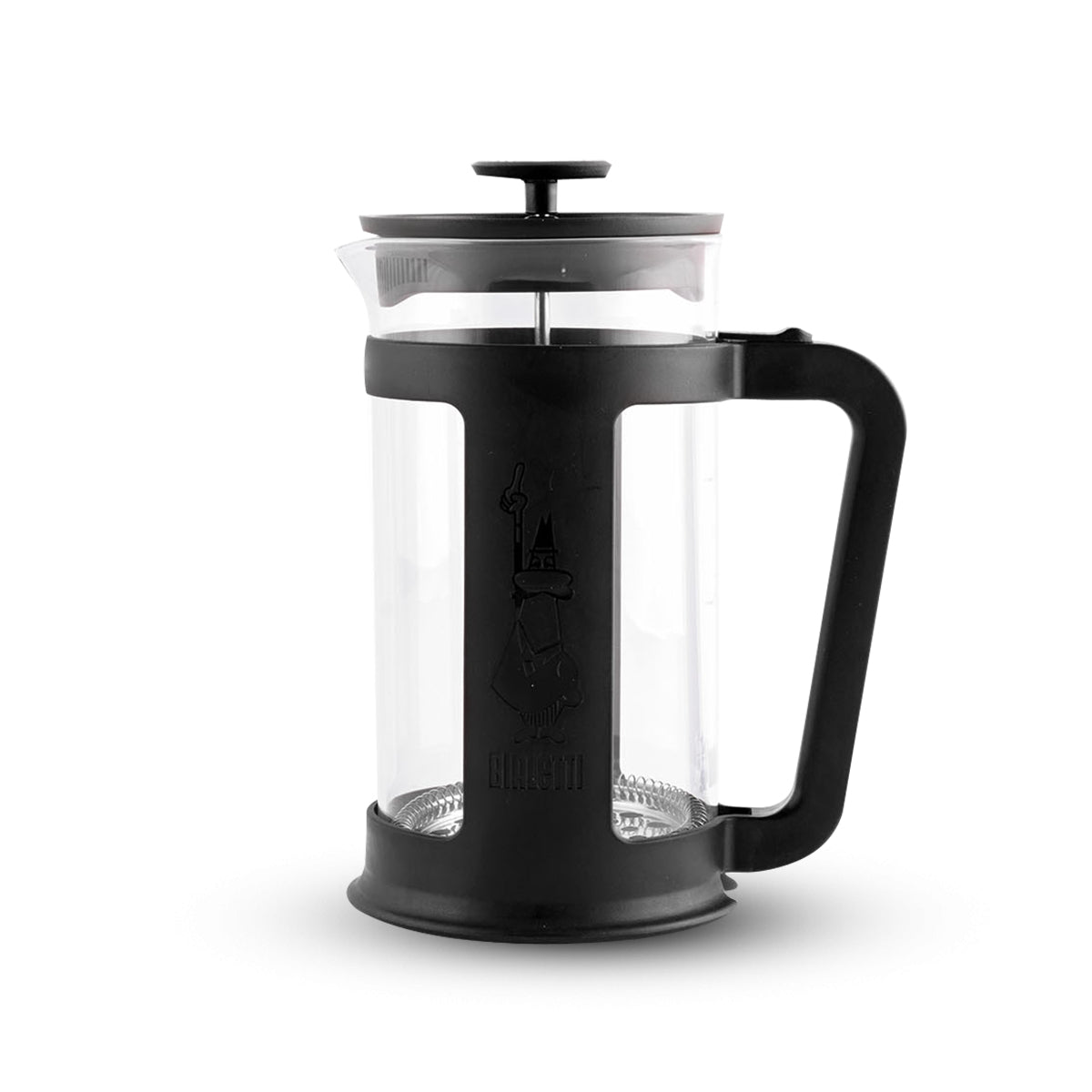 Bialetti Smart French Press / Kaffeebereiter – 1 l, 8 Tassen, Borosilikatglas, 15,5 × 11 × 21 cm