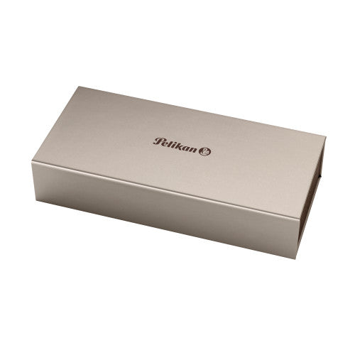Pelikan M 215 Ringe – Federspitze F – Schwarz – Kolbenmechanik