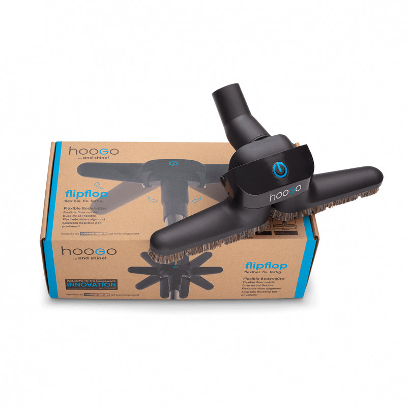 Hoogo Universalbodendüse flipflop – Ø 32/35 mm, 351 mm × 180 mm – 1 Stück, für Zylinderstaubsauger