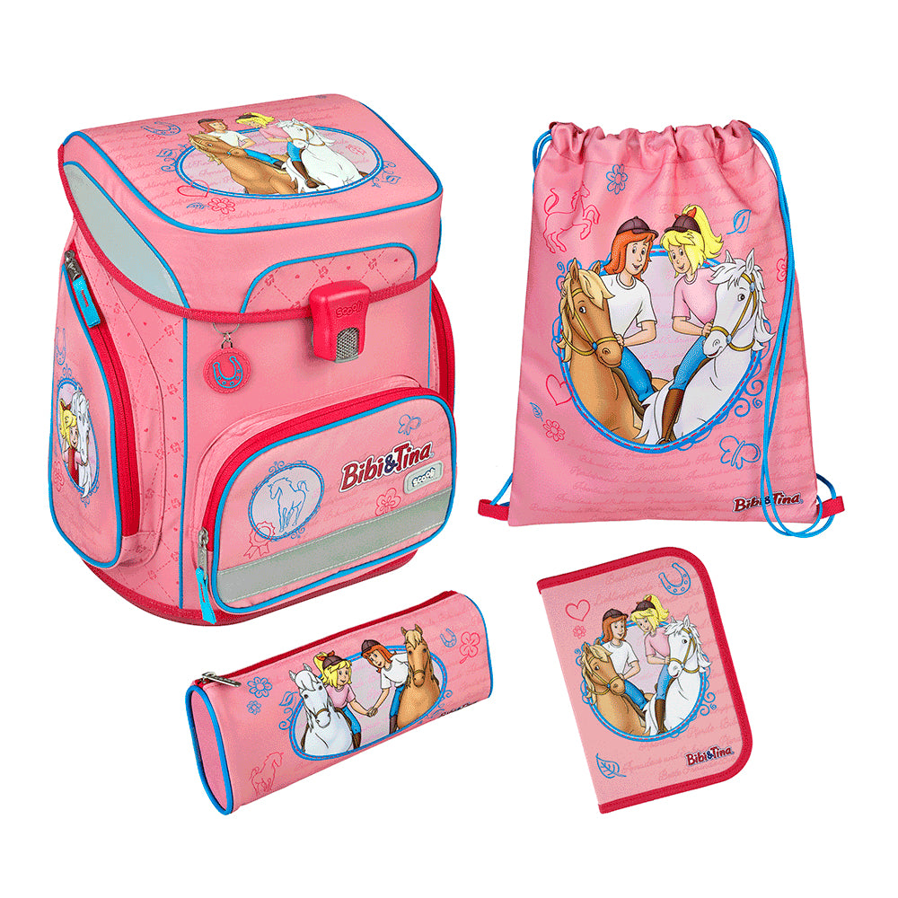 Scooli Schulrucksack-Set 5-teilig, Bibi & Tina, 18 l