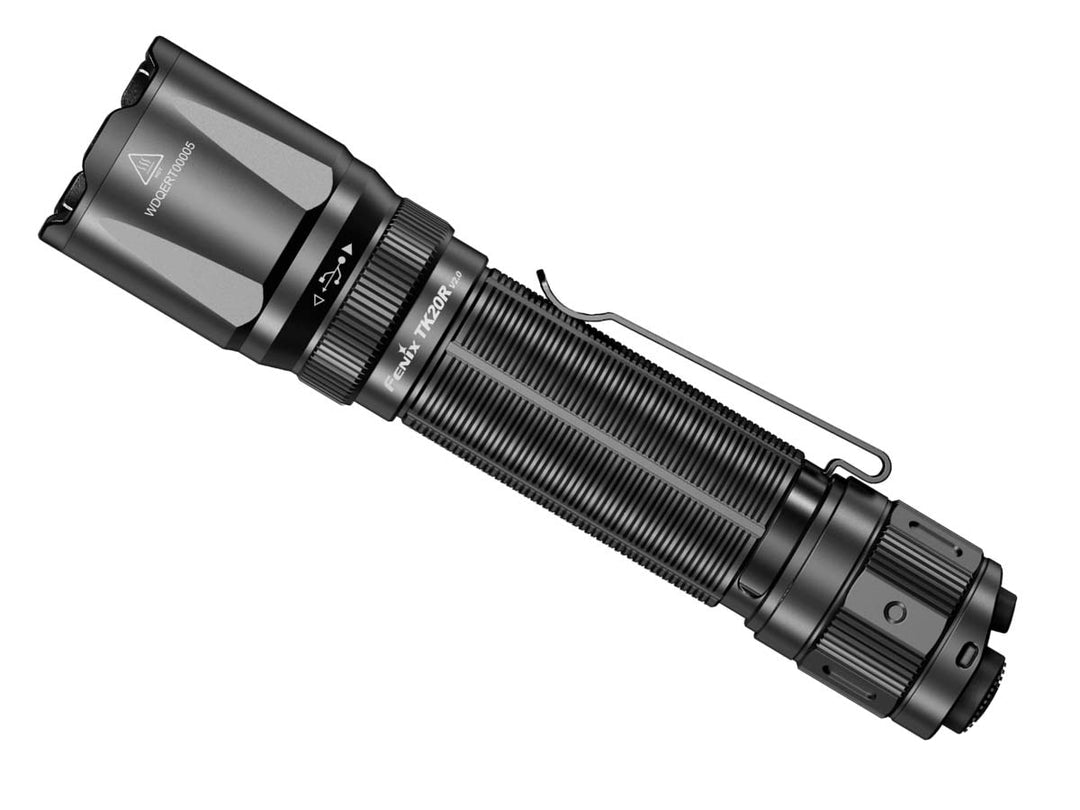 Fenix Taschenlampe TK20R V2.0 – 3000 lm, 475 m, IP68, USB, 5000 mAh Akku – Schwarz