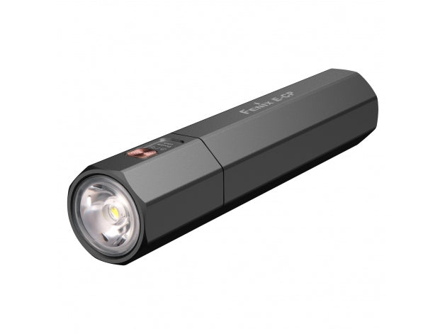 Fenix Taschenlampe E-CP – 1600 lm, 222 m, IP68, USB, Akku – Schwarz