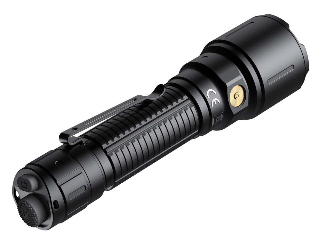 Fenix Taschenlampe WF26R – 3000 lm, 450 m, IP68, Akku 5000 mAh, 6 Modi – Schwarz