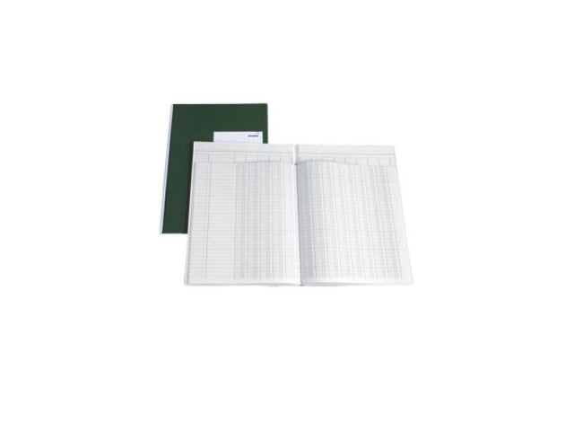 Simplex Statistikbuch, A4, liniert, Fadenheftung, Softcover, 40 Seiten, 100 g/m² – Grün