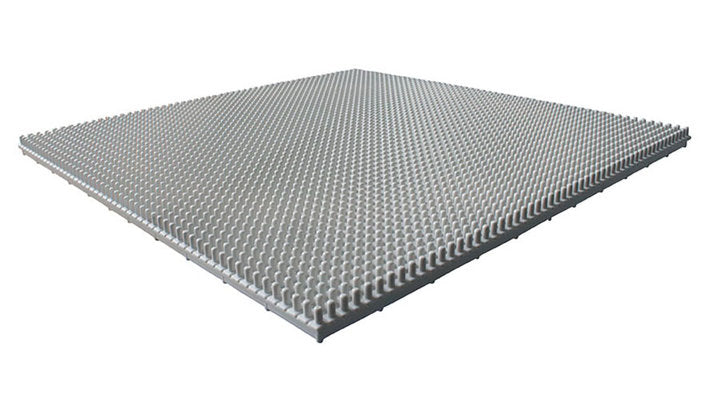 purVario Noppenplatte On-Top Ablageschale – für Organizer – grau – 340 × 15 × 340 mm