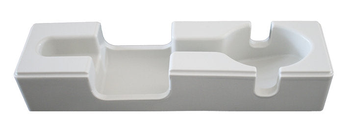 purVario Schubladeneinsatz – Kunststoff – Weiss – 65 × 40 × 240 mm