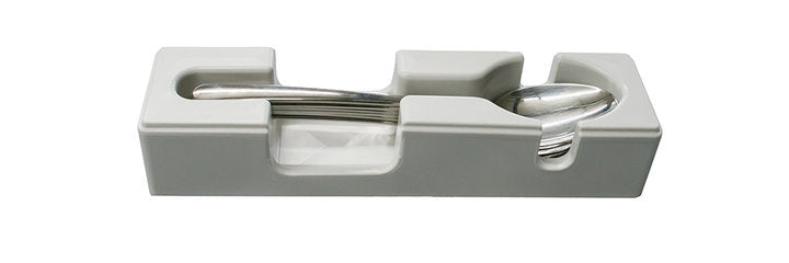 purVario Schubladeneinsatz – Kunststoff – Weiss – 65 × 40 × 240 mm