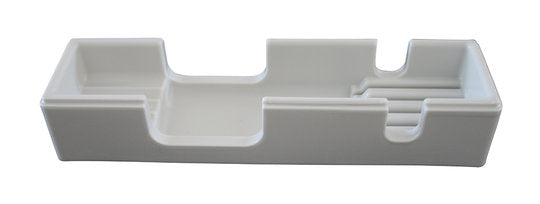 purVario Schubladeneinsatz – Kunststoff – Weiss – 65 × 40 × 250 mm