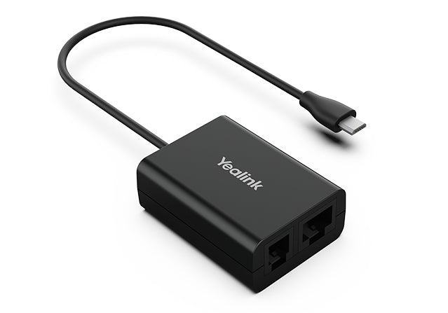 Yealink EHS61 – Headset-Dongle, Schwarz, für WH62/WH63