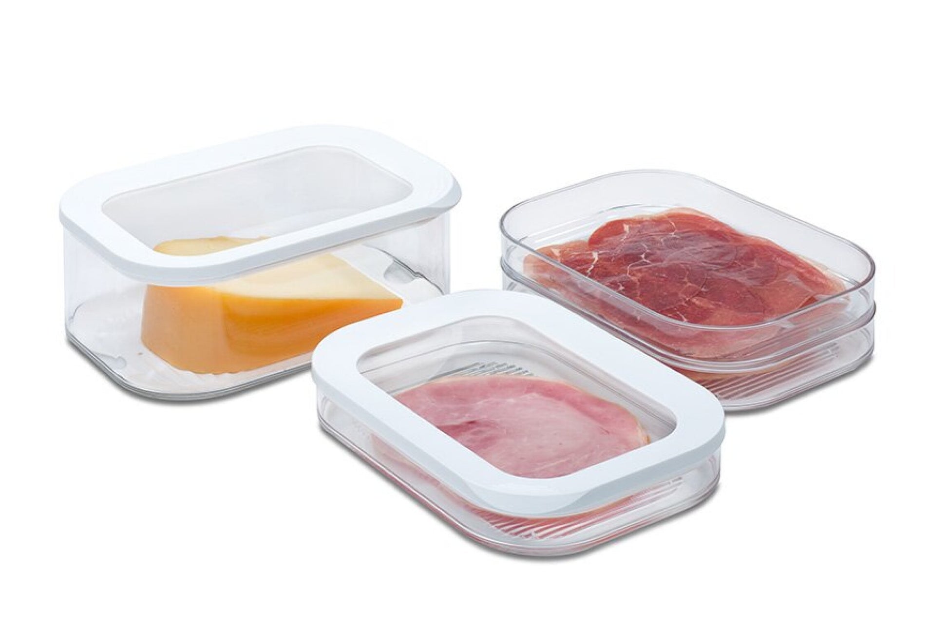 Mepal Modula – Vorratsdose 550 ml, 16 × 22,4 × 3,7 cm, Styrol-Acrylnitril (SAN), transparent/weiss