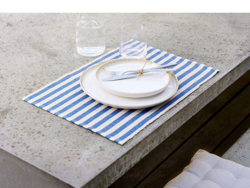 Södahl Tischset – Baumwolle/Jute, Streifenmuster, 48 × 33 cm – 2er-Set