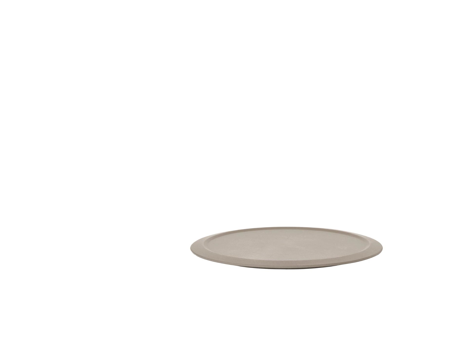 Zone Denmark Glasuntersetzer – 6er Set, Ø 10 cm, H 3,1 cm, Silikon/Metall, Taupe