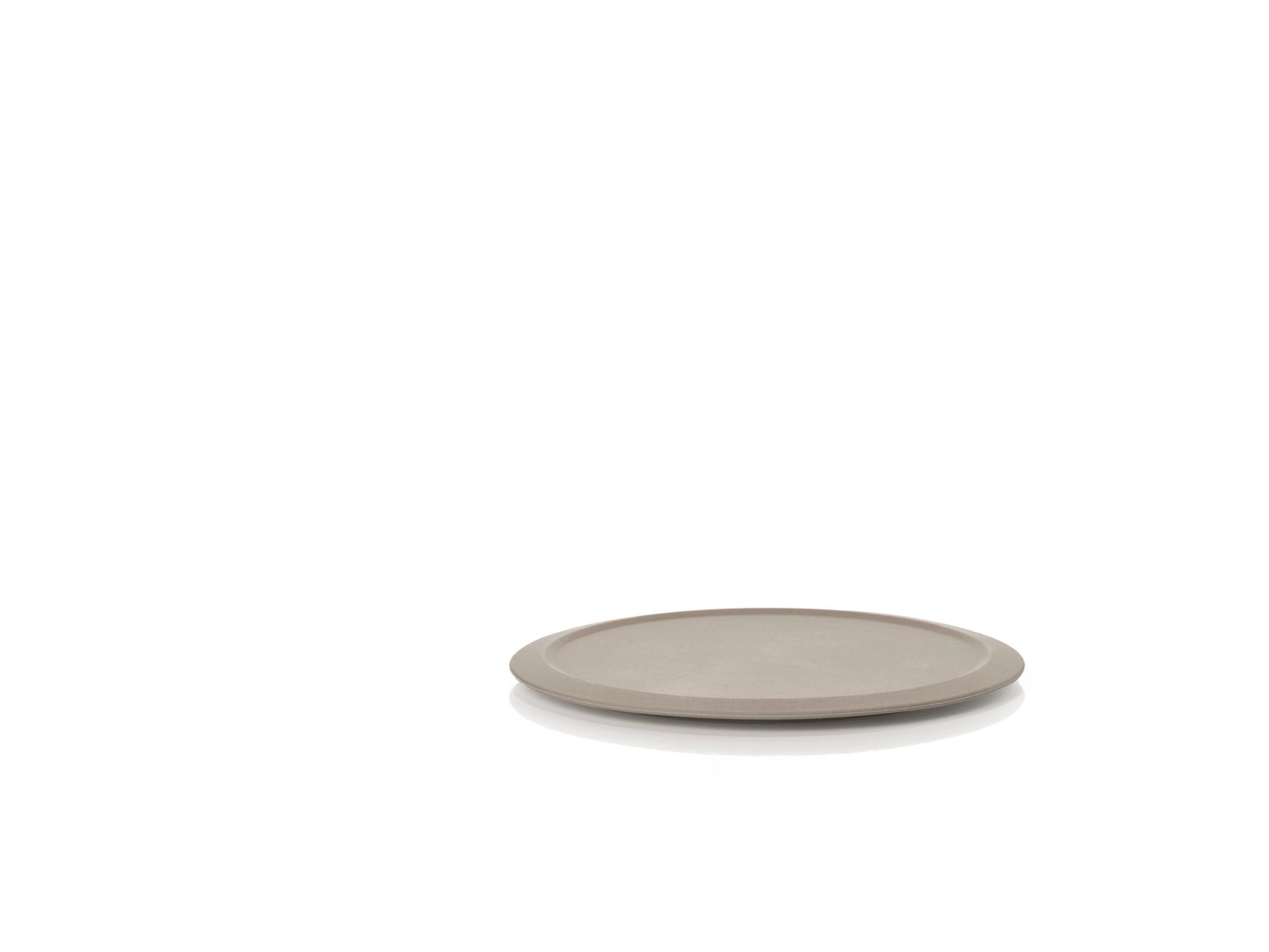 Zone Denmark Glasuntersetzer – 6er Set, Ø 10 cm, H 3,1 cm, Silikon/Metall, Taupe